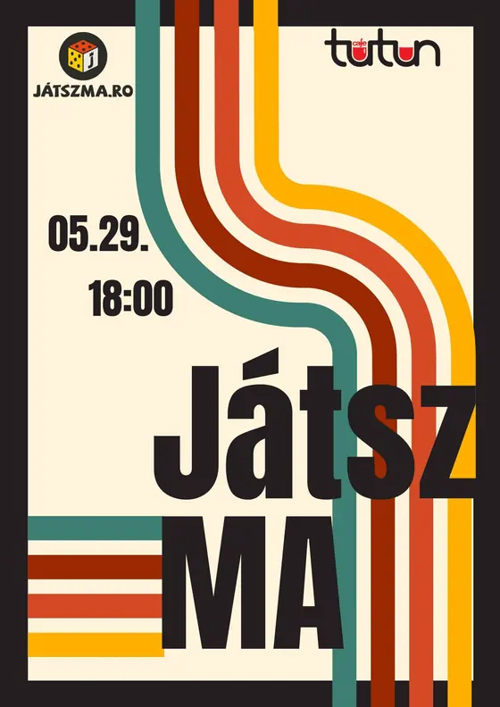 Afiș Játssz Ma la Café Tutun
